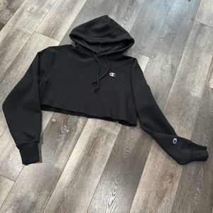 Champion Cut Off Hoodie